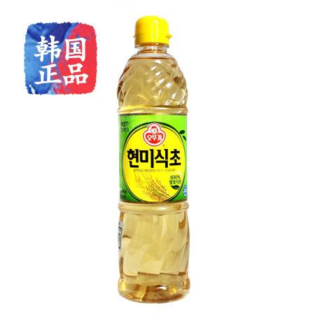 韓國進口調料奧土基不倒翁玄米醋 壽司與料理的醇香伴侶